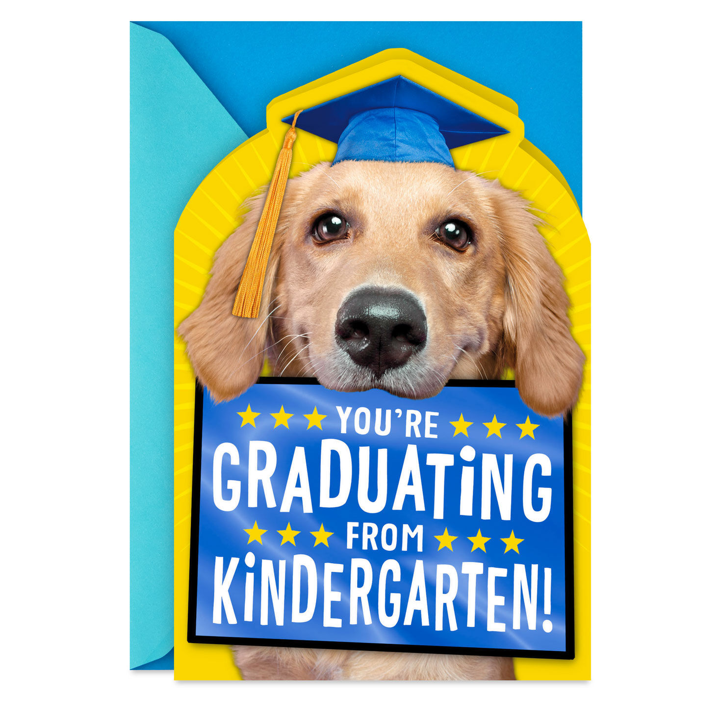 First Grader Coming Through Kindergarten Graduation Card