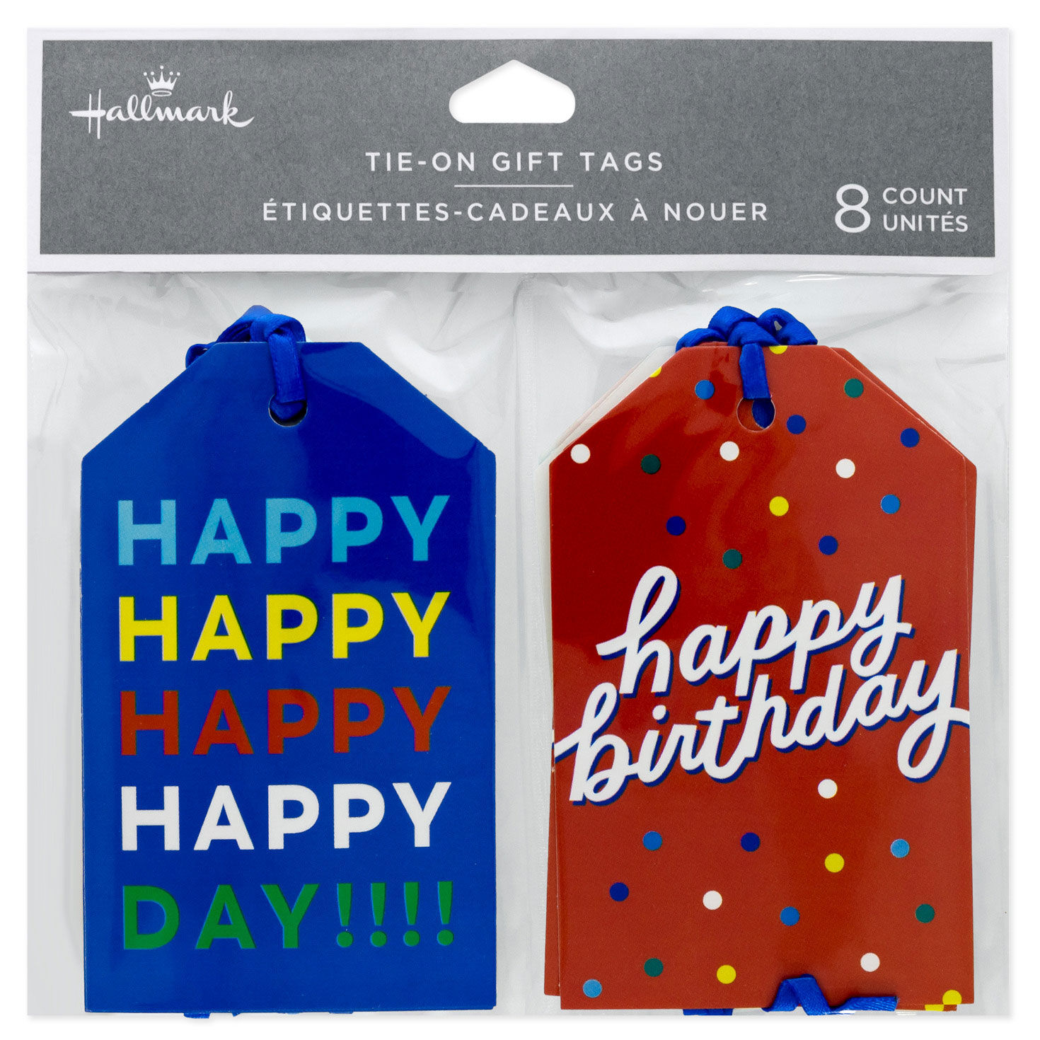 Birthday and Festive Hanging Gift Tags Set package front image number 6