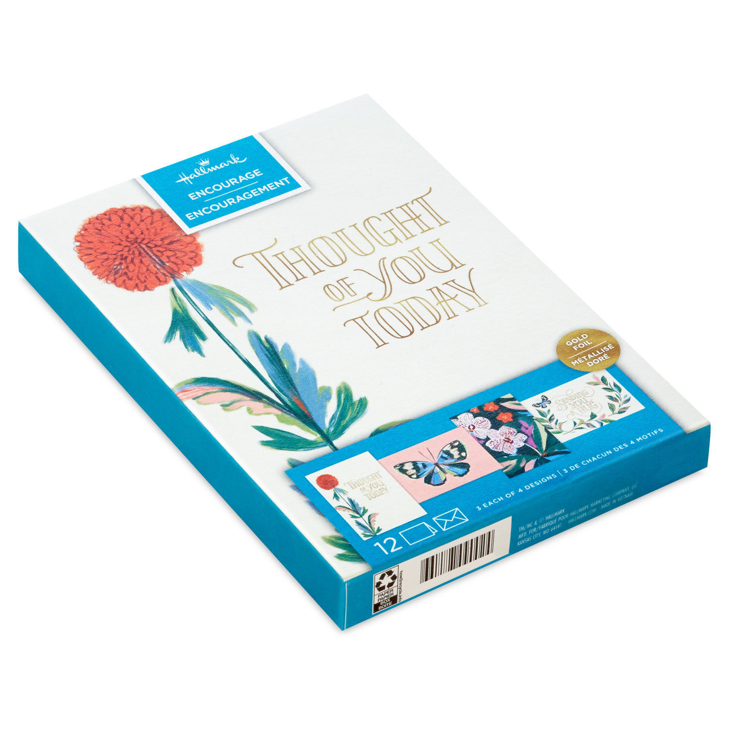 Flowers and Vines Thinking of You Cards Assortment package front image number 2