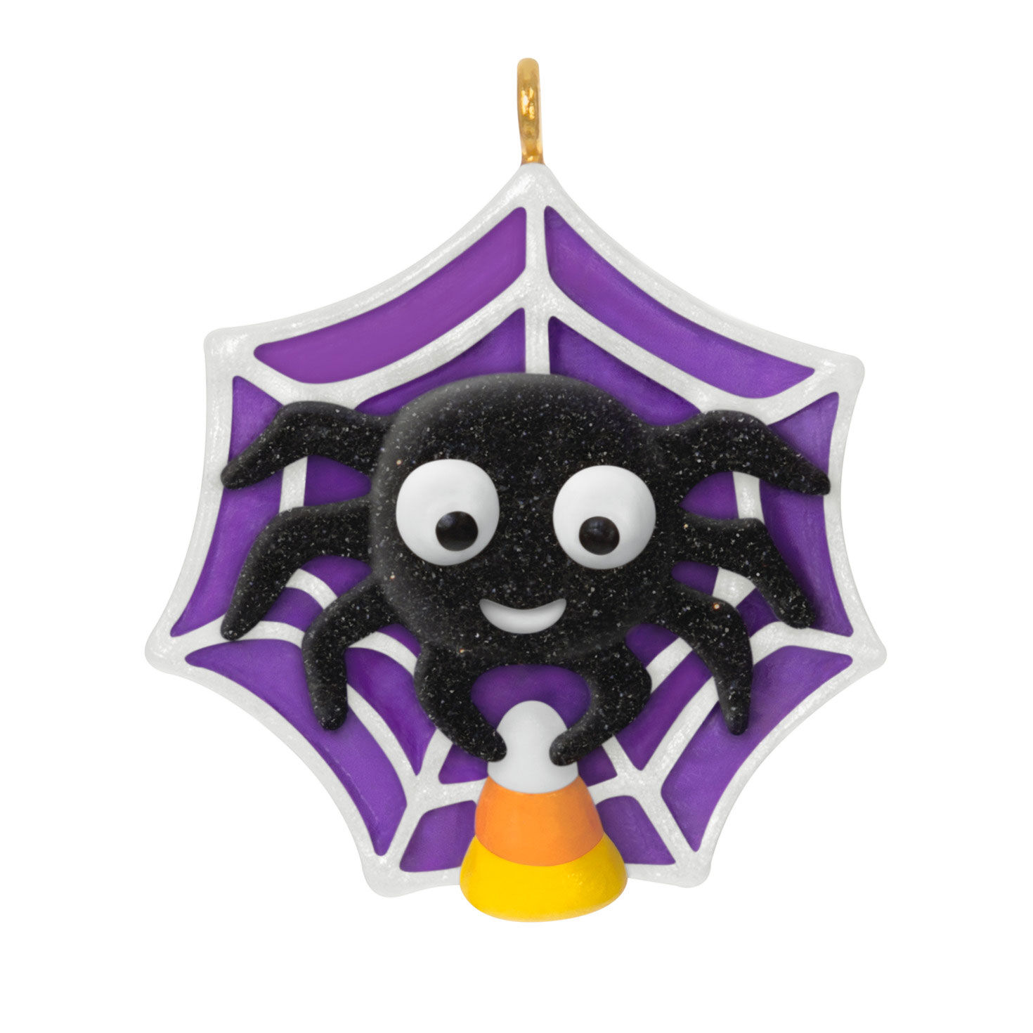 Spider With Candy Corn Keepsake Ornament Front image number 1