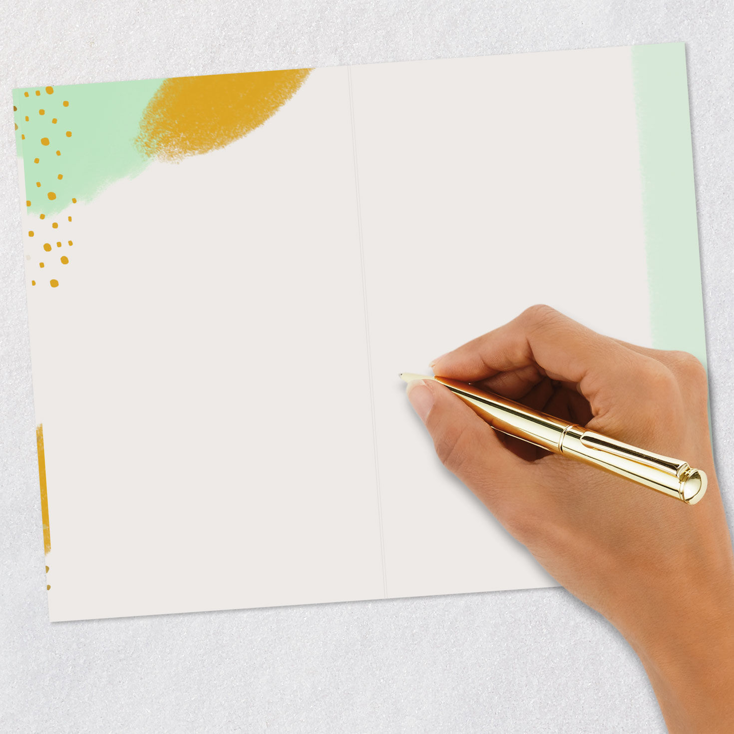 Abstract Art Blank Congratulations Card signing card image number 5