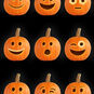 Pumpkin Face Emojis Halloween Cards, Pack of 6, , large image number 4