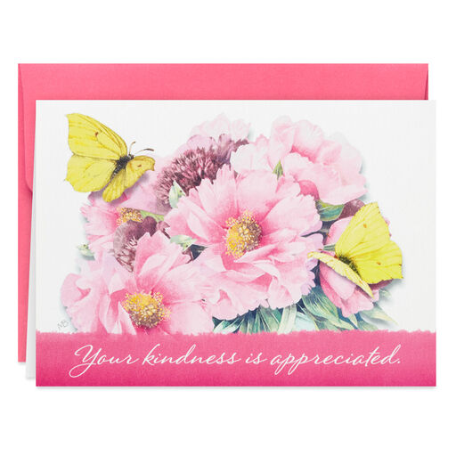 Marjolein Bastin Floral Boxed Blank Thank-You Notes, Pack of 10, 