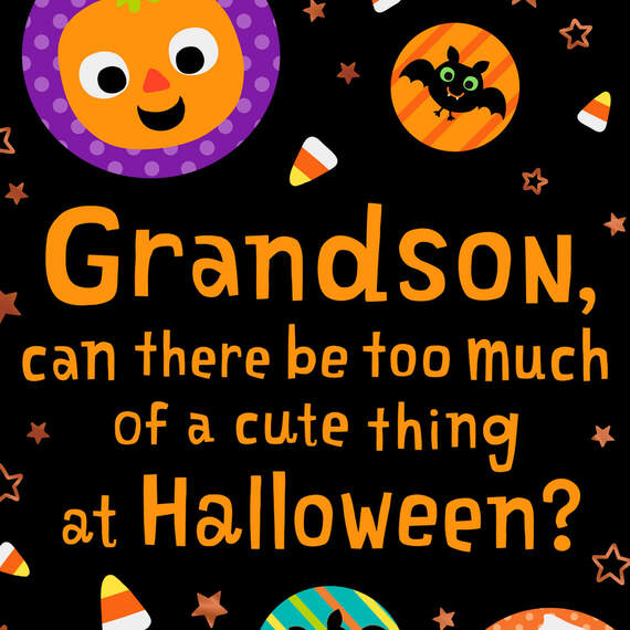 No Such Thing As Too Cute Halloween Card for Grandson, , large image number 4