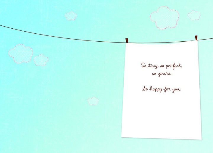 So Tiny, So Perfect Baby Congratulations Card