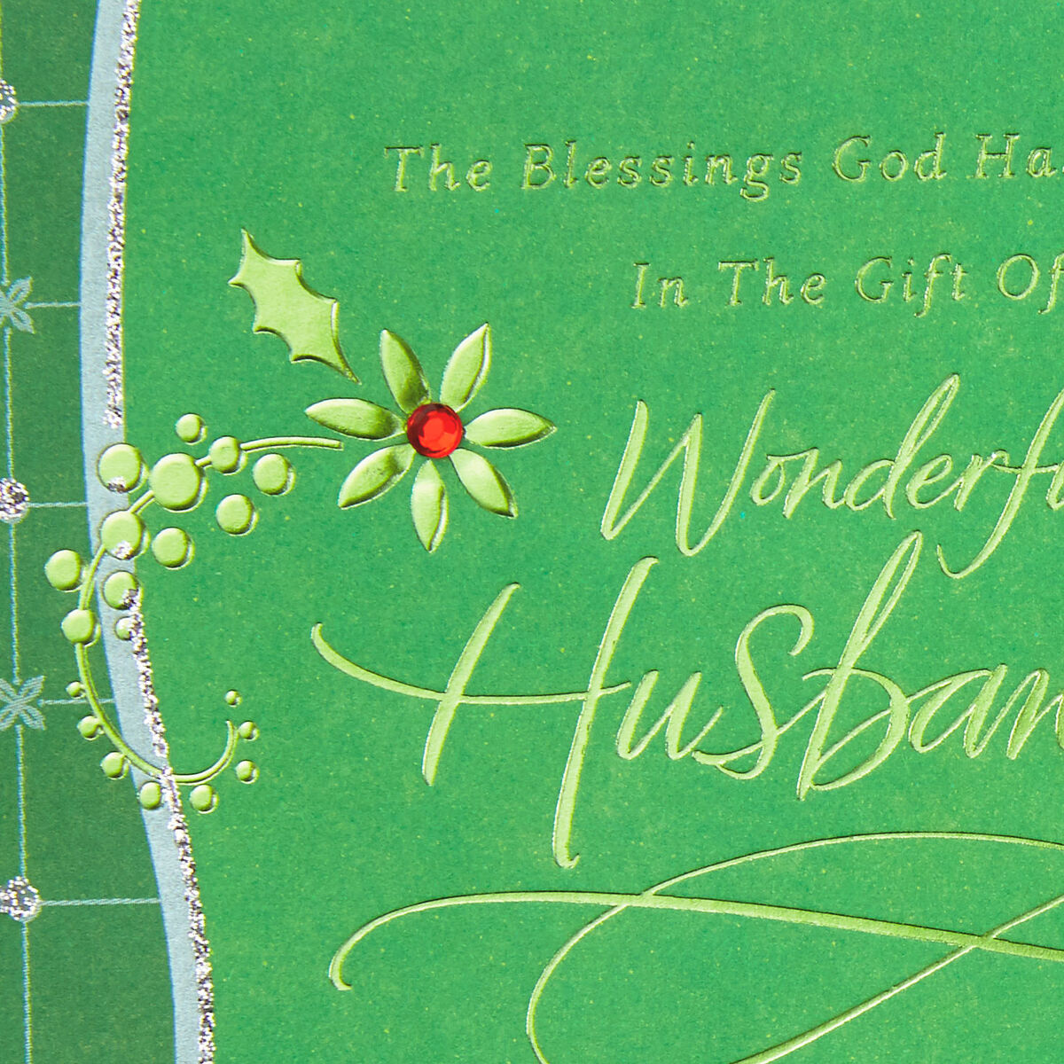 Blessings From God Religious Christmas Card for Husband - Greeting Cards - Hallmark