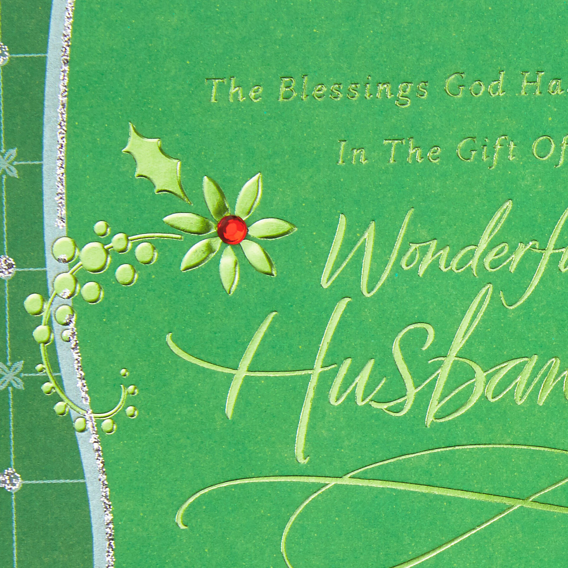 Blessings From God Religious Christmas Card for Husband - Greeting Cards - Hallmark