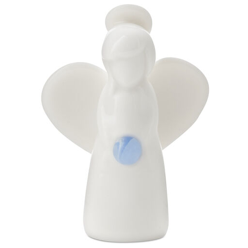 Blue Lace Agate Angel of Peace Mini Angel Figurine, 2", 