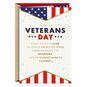American Flag Veterans Day Card Card Front image number 1