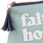 Faith, Hope, Love Blue Canvas Pouch, , large image number 4