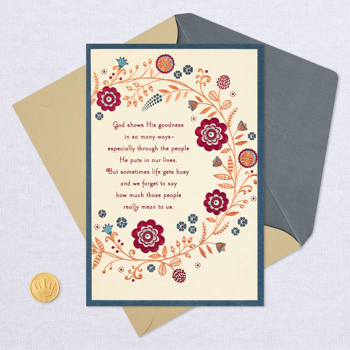 Thanking God for You Religious Thanksgiving Card Greeting Cards