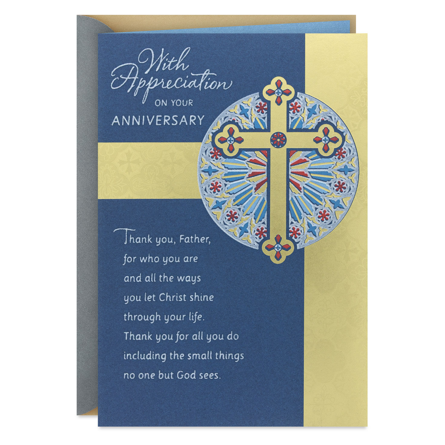 Thank You, Father Ordination Anniversary Card for Priest