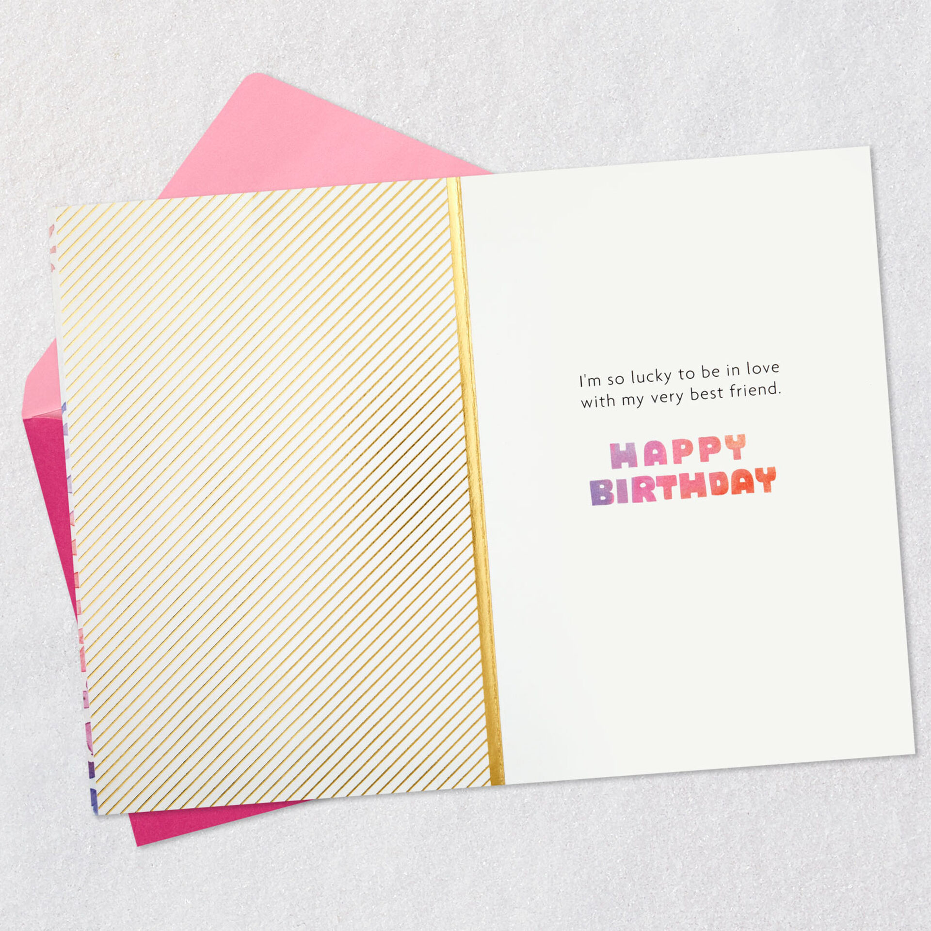 In Love With My Best Friend Birthday Card - Greeting Cards - Hallmark