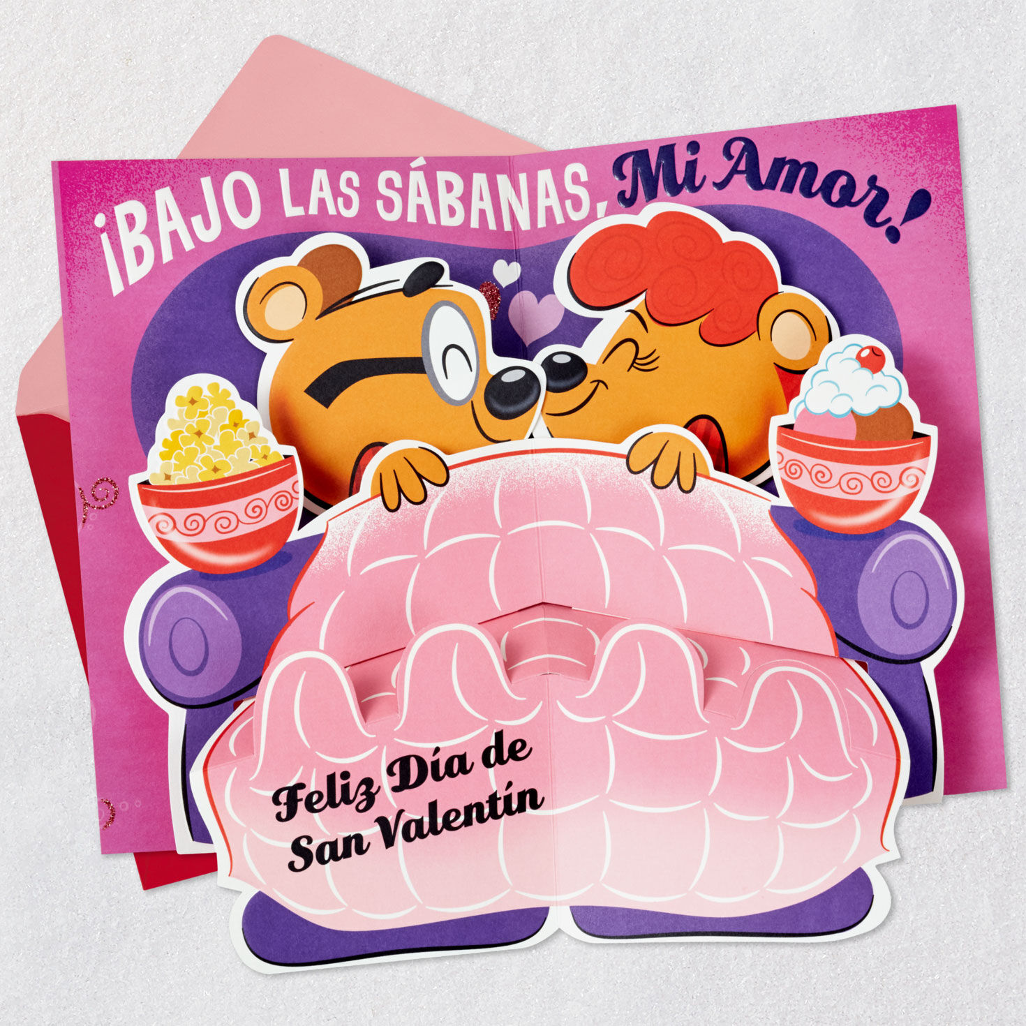 Happy to Stay Home Spanish-Language Funny Pop-Up Valentine's Day Card for Wife for only USD 6.99 | Hallmark