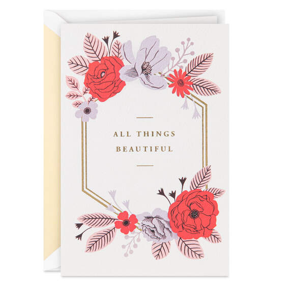 All Things Beautiful Valentine's Day Card, , large image number 1