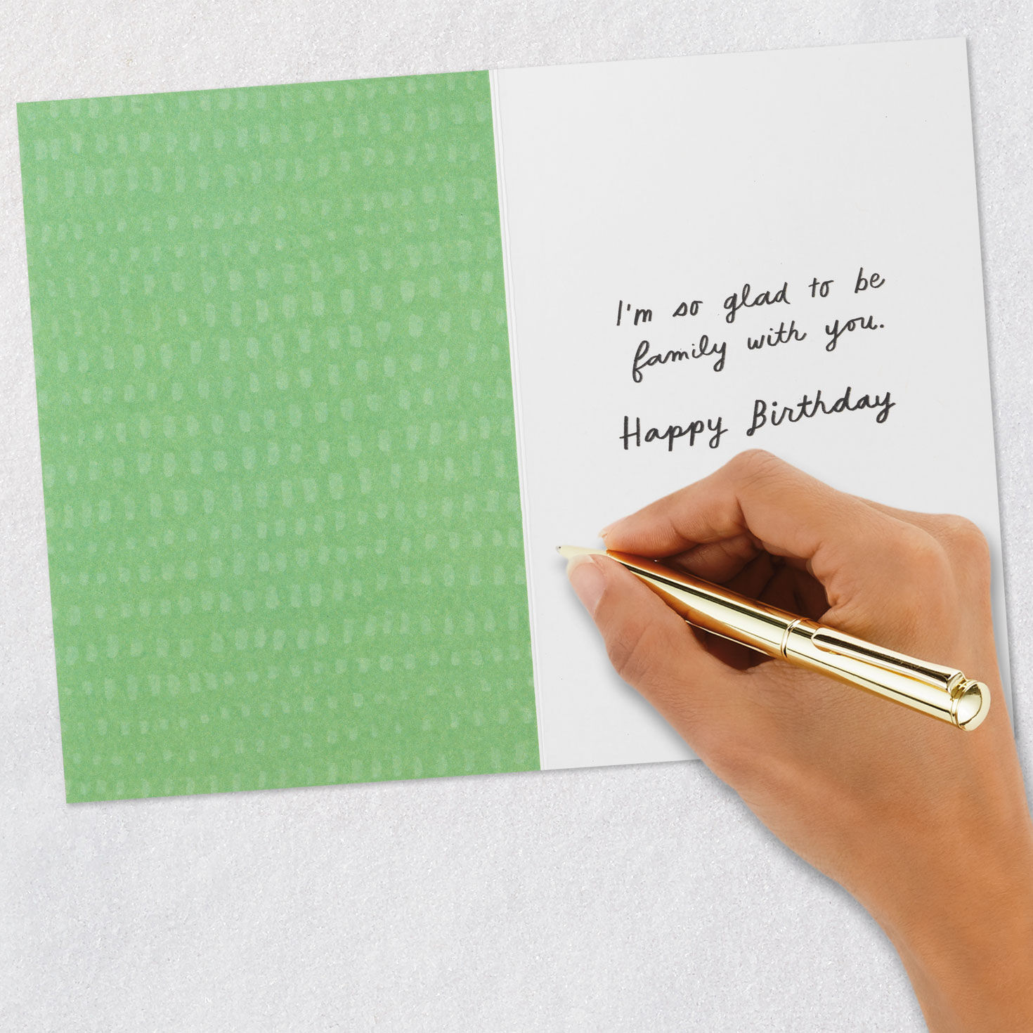 Glad to Be Family With You Birthday Card for Relative, , large image number 6