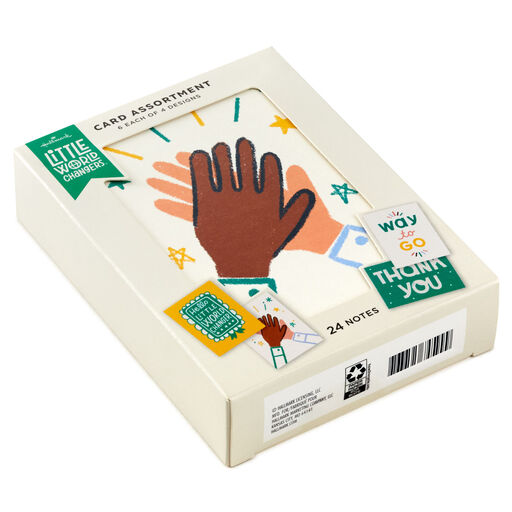 Little World Changers™  Assorted Boxed Blank Note Cards, Pack of 24, 