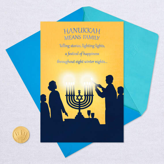 The Gift of Family and Love Hanukkah Card, , large image number 5