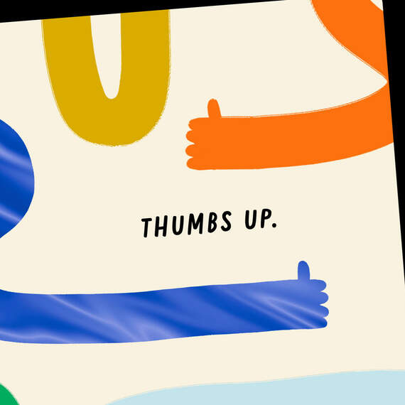 Thumbs Up Venmo Congratulations Card, , large image number 4
