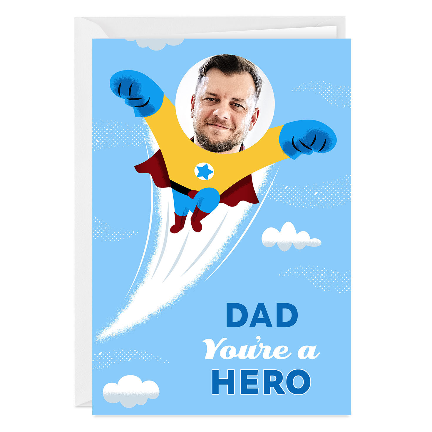 You're a Hero Custom Father's Day Card
