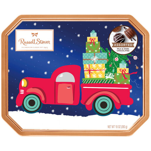 Russell Stover Assorted Chocolates in Vintage Truck Tin, 10 oz., 