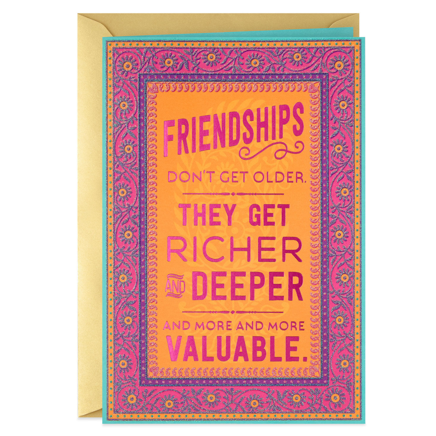 Friendships Get Deeper, Not Older Birthday Card for only USD 3.99 | Hallmark