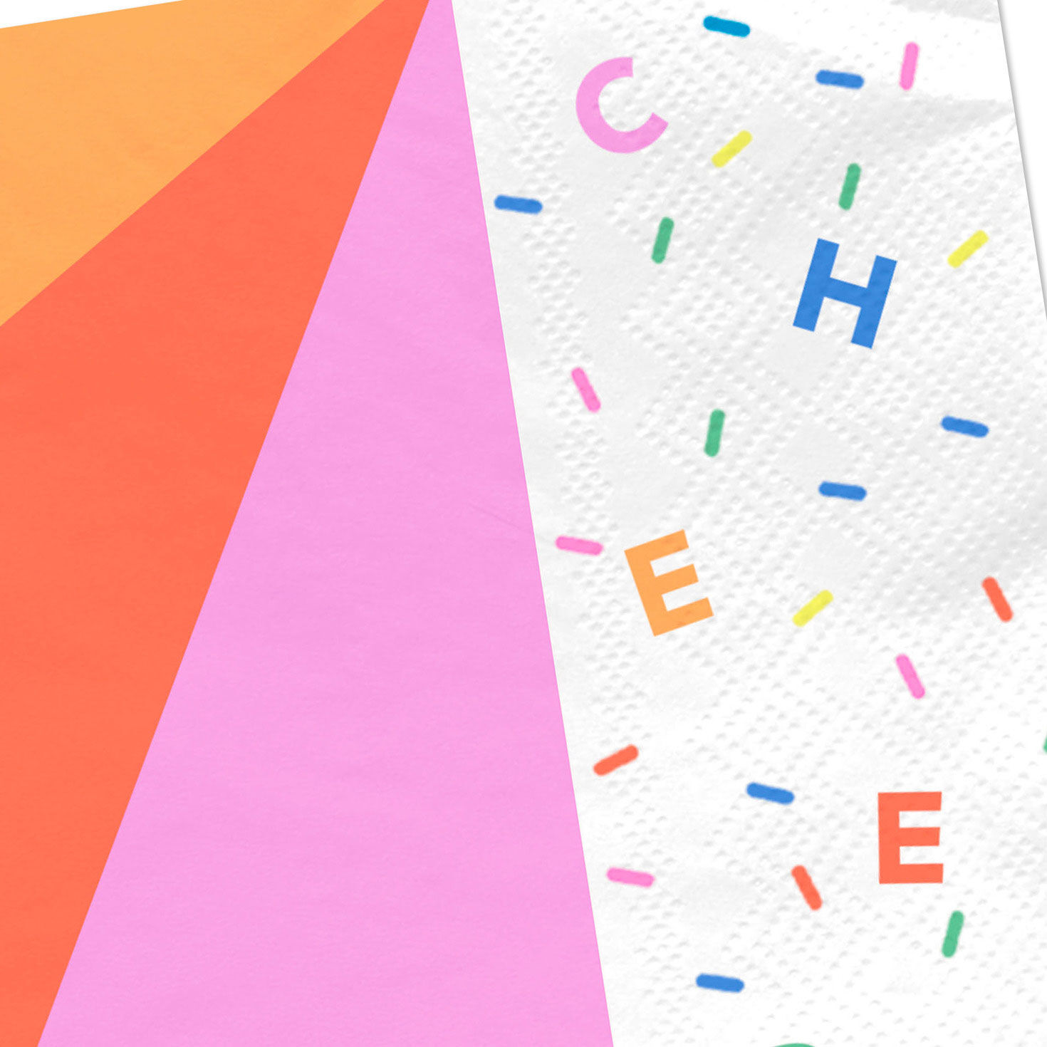 Cheers Confetti White Napkins Pack  image number 5