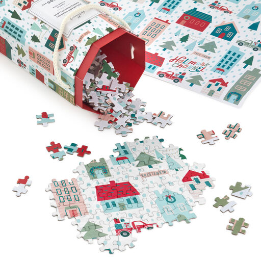 Hallmark Channel Christmas Village 1000-Piece Puzzle, 