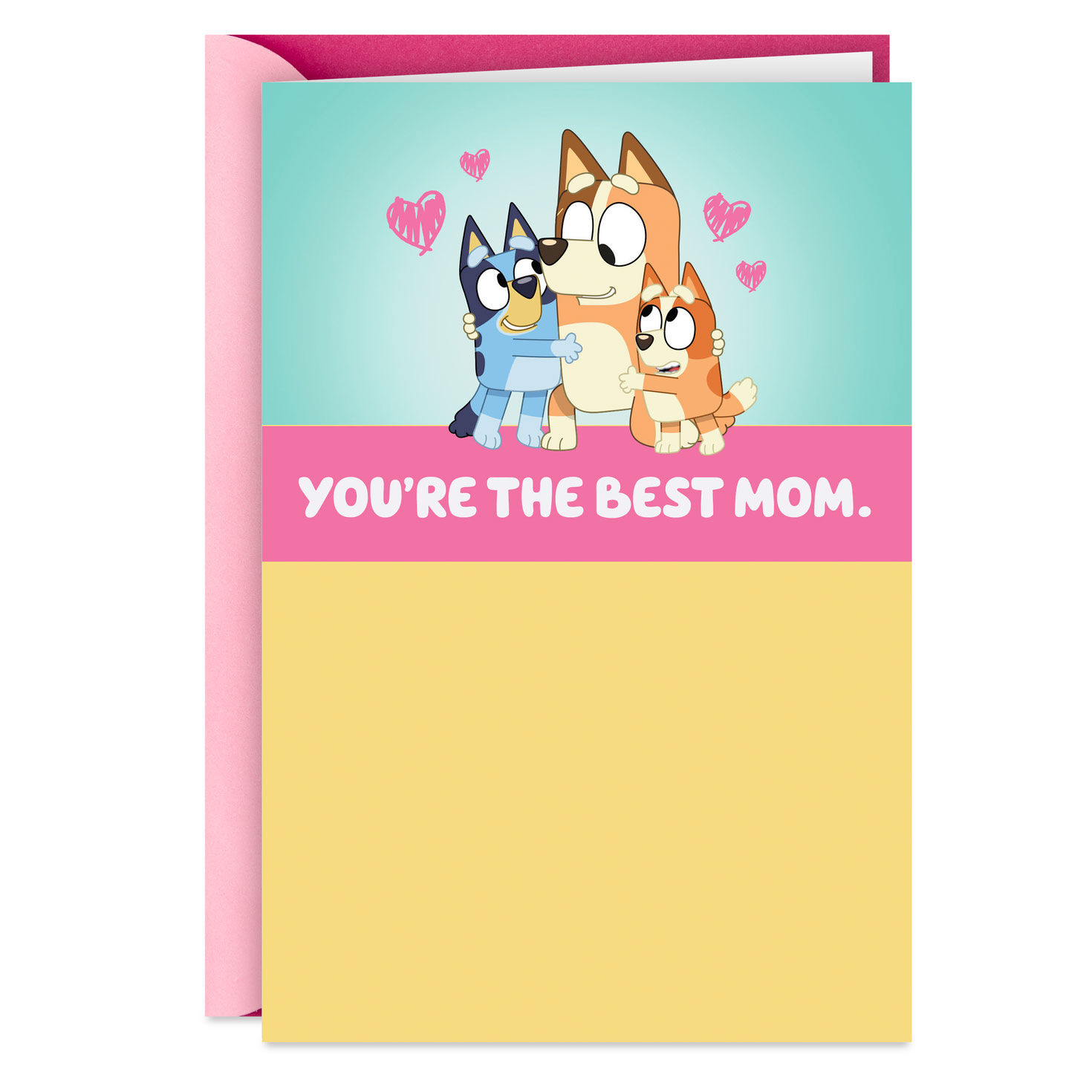 Bluey You're the Best Musical Mother's Day Card for Mom