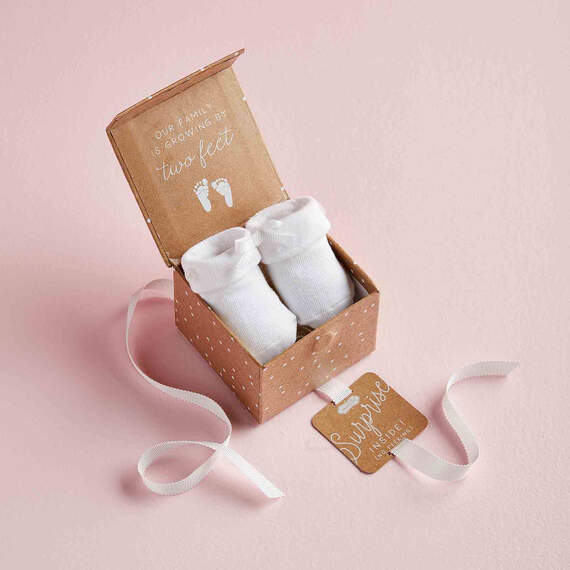 Mud Pie Baby Socks Pregnancy Announcement Box, , large image number 3