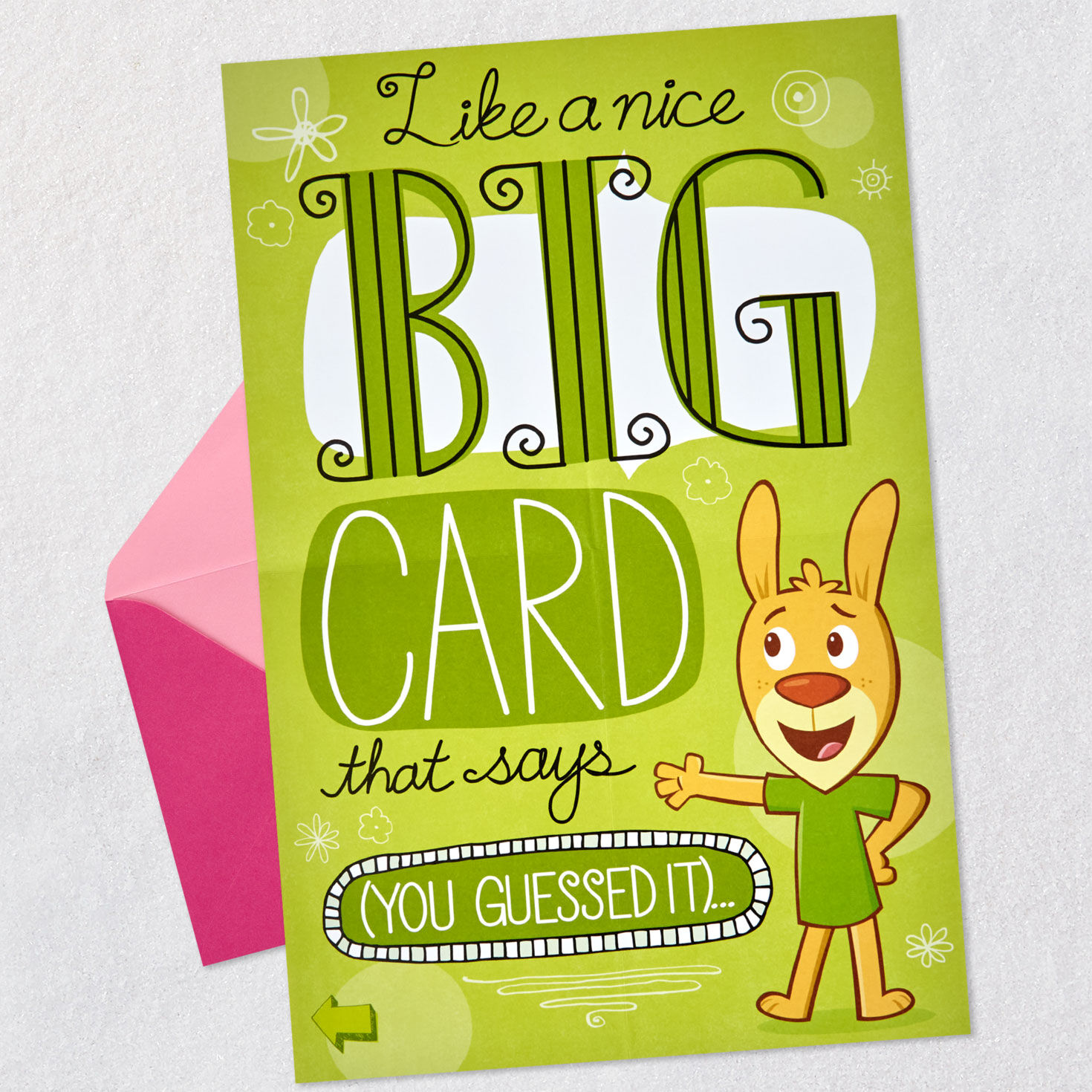 Bunny Cartoon Funny Mother's Day Card for Grandma Open card with envelope image number 4