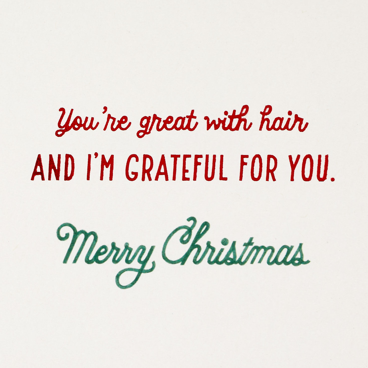 Thanking You in Style Christmas Card for Hairstylist, , large image number 2