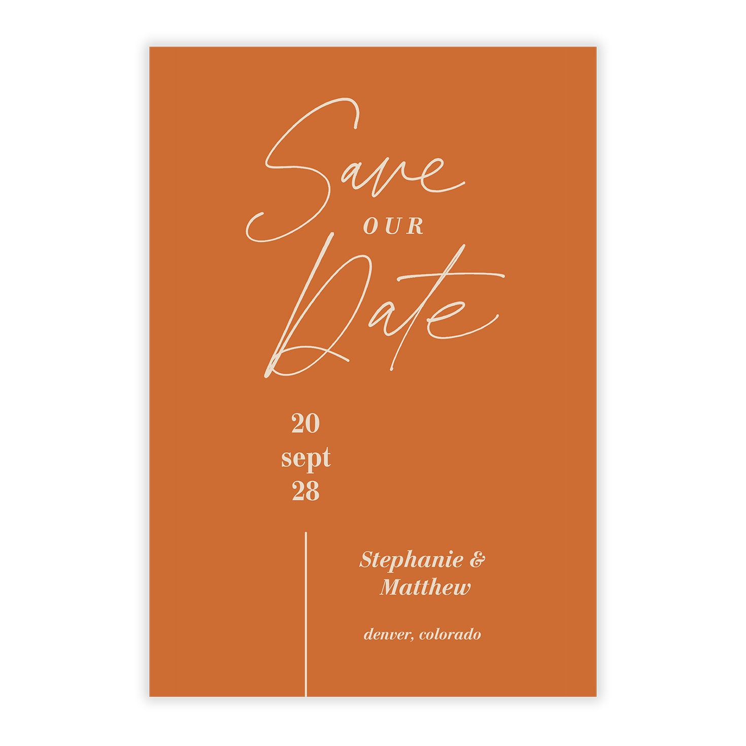 Elegant Autumn Save the Date, , large image number 5