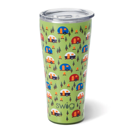 Swig Happy Camper Stainless Steel Tumbler, 32 oz., 