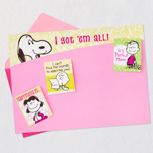 Peanuts® Snoopy Shopping Funny Mother's Day Card With Mini Cards, 