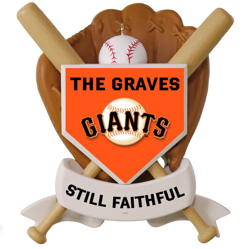 MLB Baseball Personalized Ornament, Giants™, 