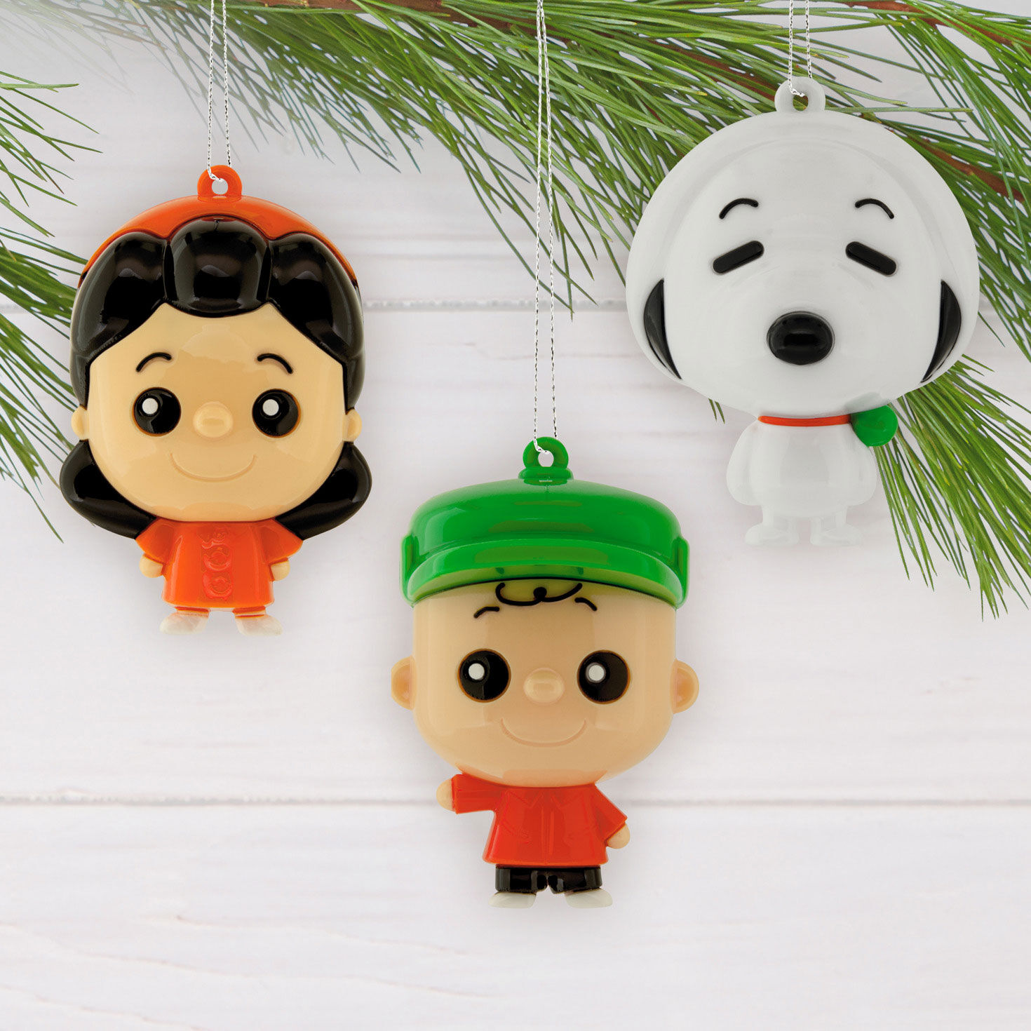 Peanuts Mystery Christmas Ornament hanging on tree image number 3