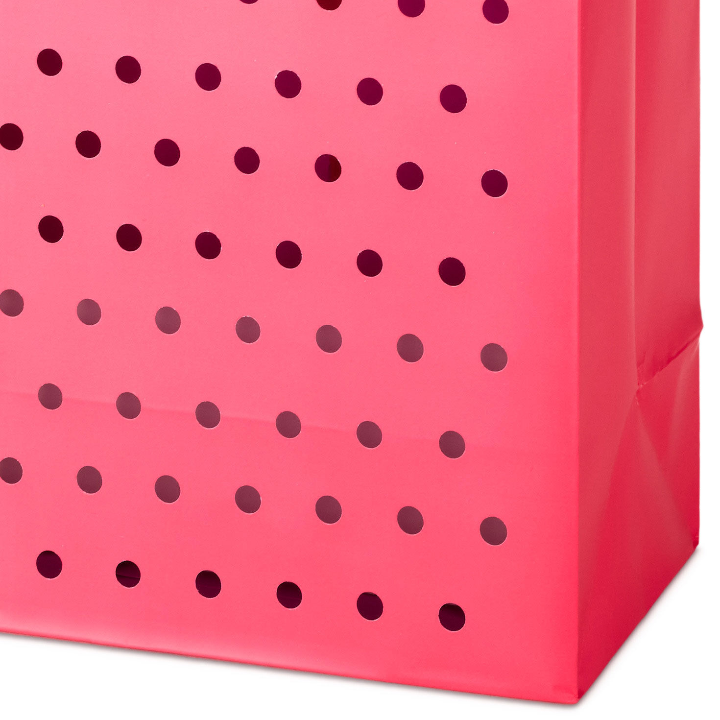 Dots on Blue, Red, Purple and Green Gift Bags upclose view image number 5