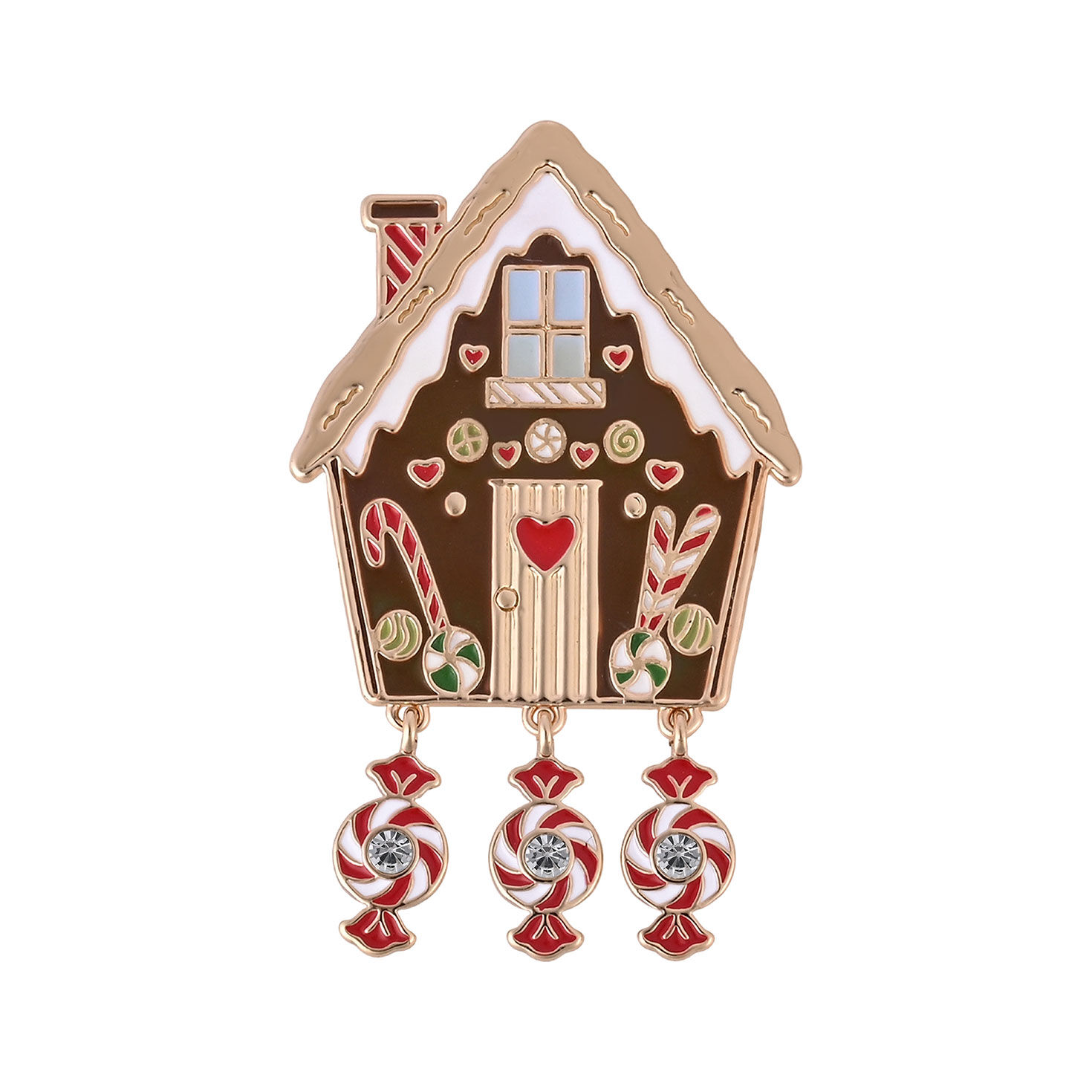 Gingerbread Statement Pin front image number 3
