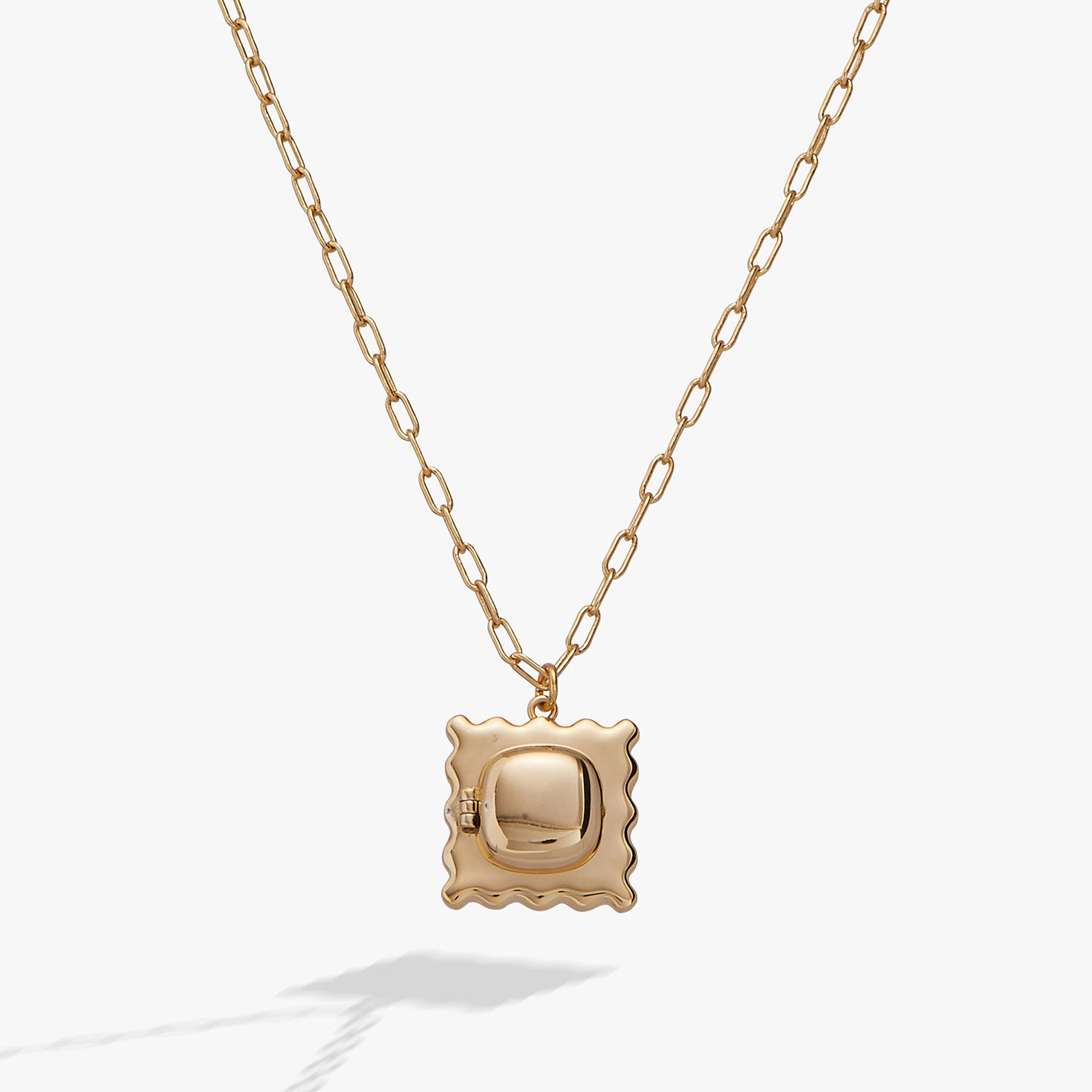 Alex And Ani Pasta Girl 'Anything Is Pastable' Ravioli Locket Pendant