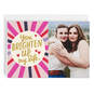 Personalized You Brighten Up My Life Love Photo Card, , large image number 1