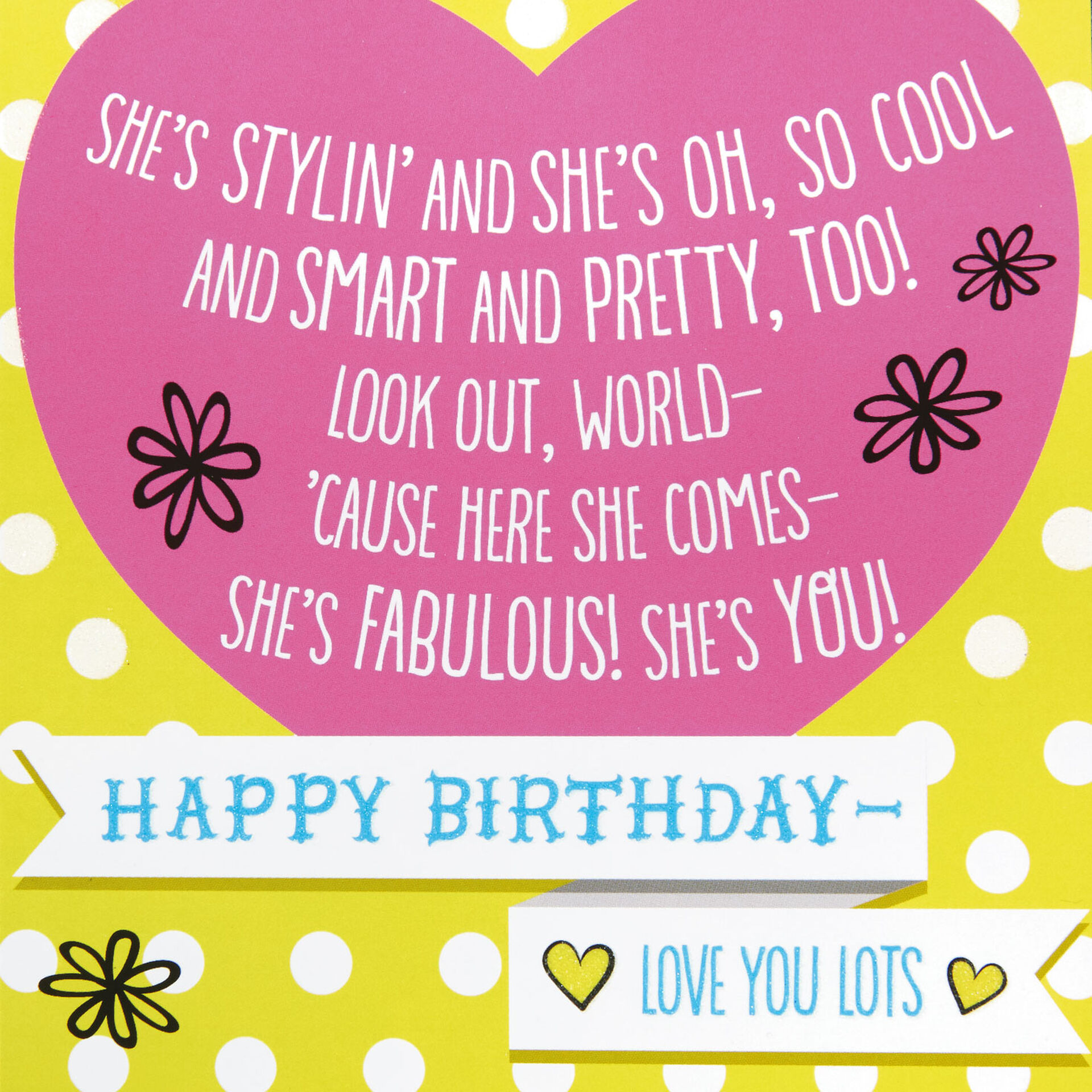 Disney Minnie Mouse Birthday Card for Granddaughter With Stickers and