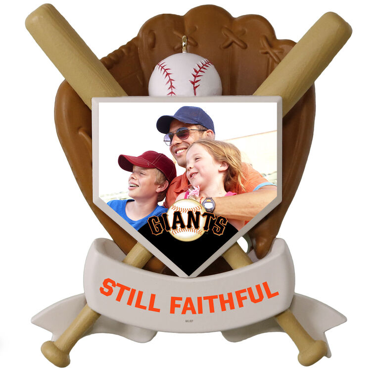 MLB San Francisco Giants™ Baseball Personalized Ornament, Custom Photo and Text, , large image number 3