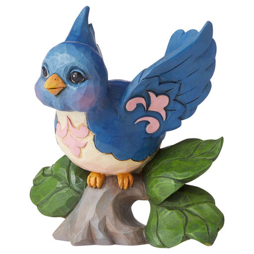 Jim Shore Bluebird Mini Figurine, 3.5", 
