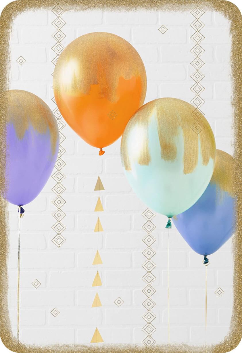 Balloons Blank Card