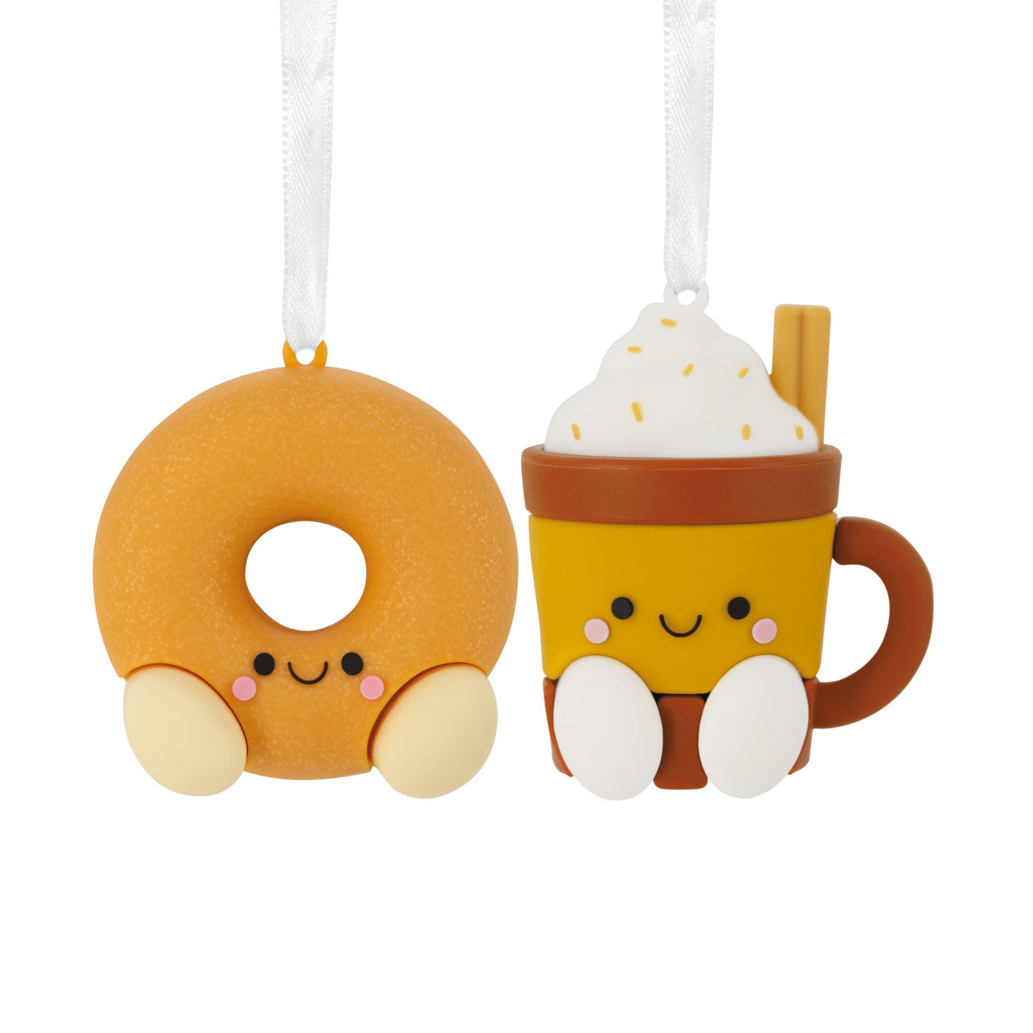 Better Together Apple Cider Donut and Festive Drink Magnetic Hallmark Ornaments, Set of 2 for only USD 11.49 | Hallmark