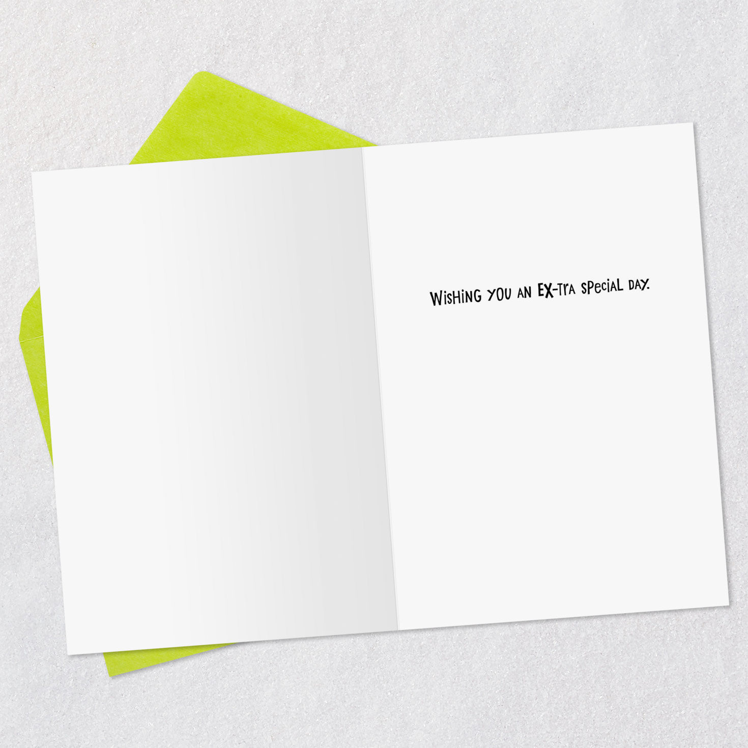 Wishes for an Ex-tra Special Day Birthday Card for Her, , large image number 3