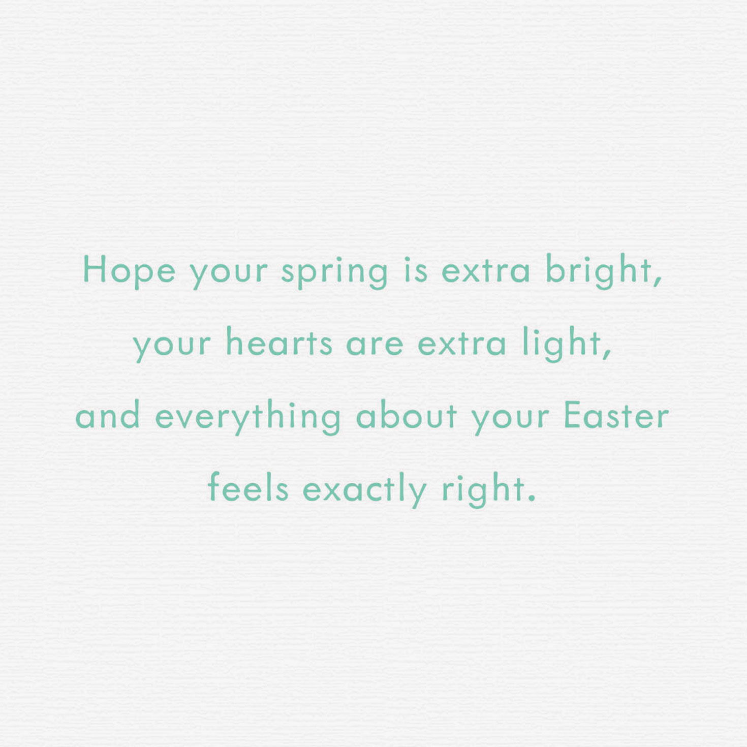 Two Bunnies and Green Plaid Easter Card for Couple Sentiment image number 2