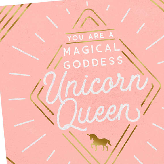 You Are a Unicorn Queen Card, , large image number 4