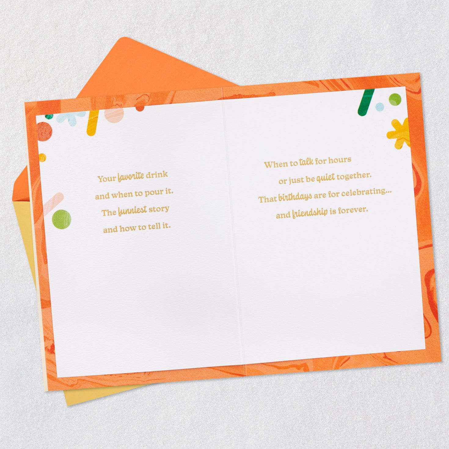 What Good Friends Know Birthday Card for Friend, , large image number 4